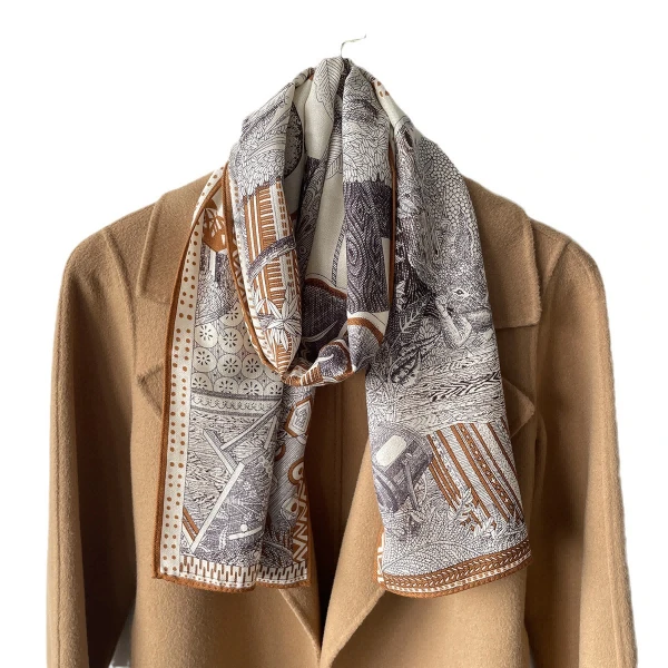 Scarf Wool Silk